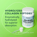 Péptidos de colágeno marino soporte en polvo para la salud de la piel